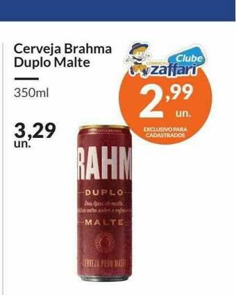 Zaffari Cerveja Brahma Duplo Malte oferta
