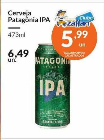 Zaffari Cerveja Patagônia Ipa oferta