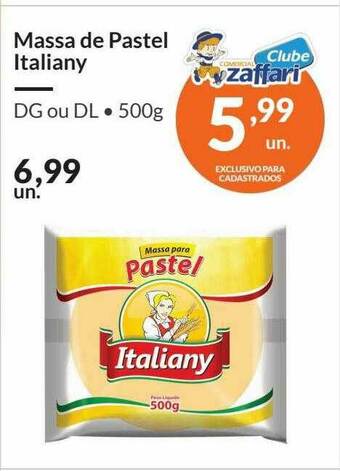Zaffari Massa De Pastel Italiany oferta