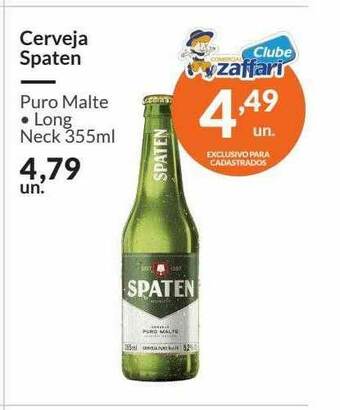 Zaffari Cerveja Spaten oferta
