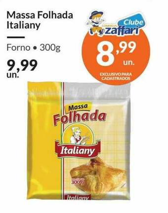Zaffari Massa Folhada Italiany oferta