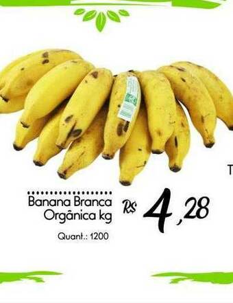 Banana Branca Orgânica Kg