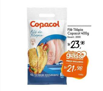 Giassi Supermercados Filé Tilápia Copacol oferta