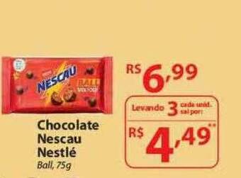 Nacional Chocolate Nescau Nestlé oferta