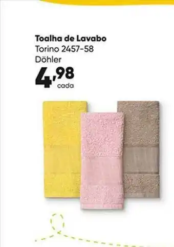 Zaffari Toalha De Lavabo Torino Döhler oferta