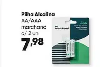 Pilha Alcalina Aa Aaa Marchand C 2