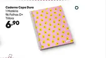 Zaffari Caderno Capa Dura 1 Matéria 96 Folhas D+ Tilibra oferta