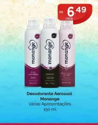Desodorante Aerossol Monange
