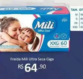 Drogarias Farmagnus Fralda Mili Ultra Seca Giga oferta