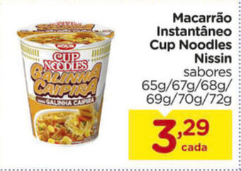 Carrefour Macarrao Instantaneo Cup Noodles Nissin oferta