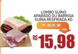 Economart Atacadista Lombo suíno aparado ou barriga suína resfriada kg oferta