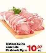 Max Atacadista Pelé - bisteca suína com pele resfriada oferta