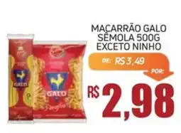 Economart Atacadista Macarrão gallo sêmola oferta