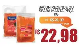 Economart Atacadista Bacon rezende ou seara manta peça oferta