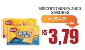 Biscoito ninfa sabores