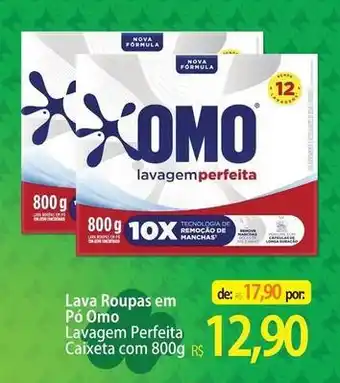 Omo - lava roupas em pó lavagem perfeita