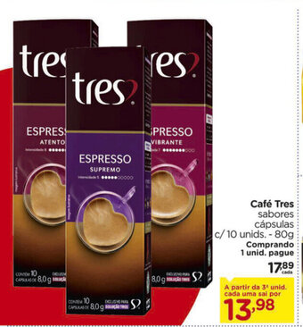 Carrefour Cafe Tres 80g oferta