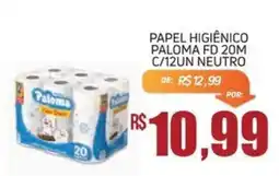 Economart Atacadista papel higiênico paloma fd 20m oferta