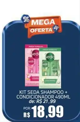 Economart Atacadista kit seda shampoo + condicionador oferta
