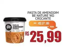 Economart Atacadista pasta de amendoim be nature crocante oferta