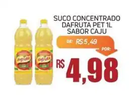 Economart Atacadista Suco concentrado dafruta pet 1l sabor caju oferta