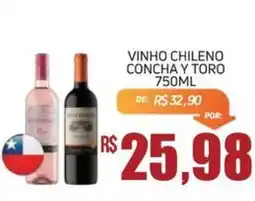 Economart Atacadista vinho chileno concha y toro oferta