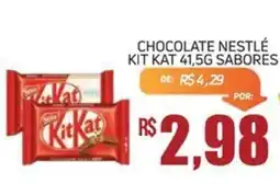 Economart Atacadista Chocolate nestlé kit kat 41,5g sabores oferta