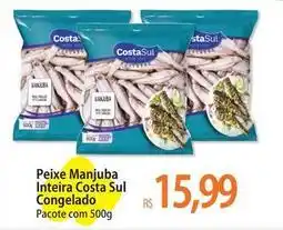 Costa sul - peixe manjuba inteira congelado