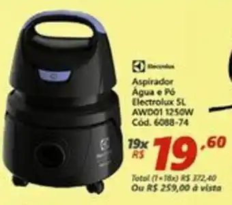 Lojas Becker Aspirador Agua e po Electrolux 5L oferta