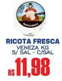 Supermercado Vitorino ricota fresca venezia kg oferta