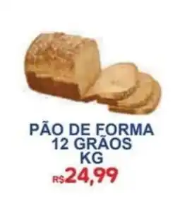 Supermercado Vitorino pão de forma 12 grãos oferta