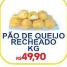 Supermercado Vitorino pão de queijo recheado oferta