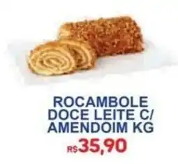 Supermercado Vitorino rocambole doce leite c/ amendoim kg oferta