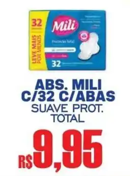 Supermercado Vitorino abs. mili c/32 c/abas suave prot. total oferta