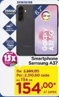Carrefour smartphone samsung a37 oferta