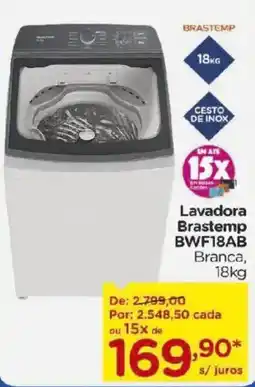 Carrefour Lavadora Brastemp BWF18AB oferta
