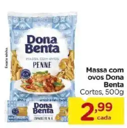 Carrefour Massa com ovos Dona Benta Cortes oferta