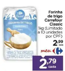 Carrefour Farinha de trigo Carrefour Classic oferta