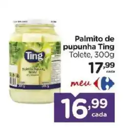 Carrefour Palmito de pupunha ting tolete oferta
