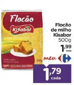 Carrefour Floção de milho Kisabor oferta