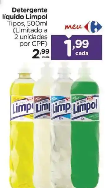 Detergente líquido Limpol