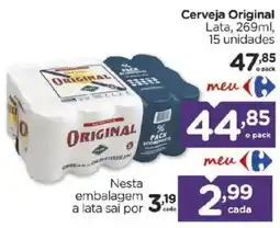 Carrefour Cerveja Original oferta