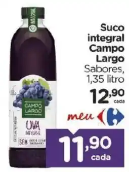 Carrefour Suco integral Campo Largo Sabores oferta