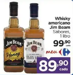 Carrefour Whisky americano jim beam sabores oferta