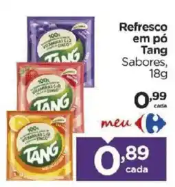 Carrefour Refresco em pó Tang Sabores oferta