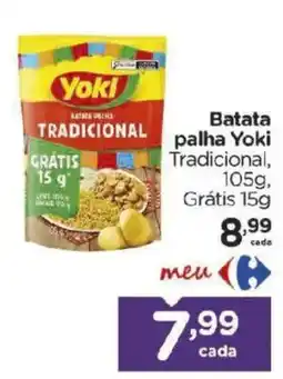 Carrefour Batata palha yoki tradicional oferta