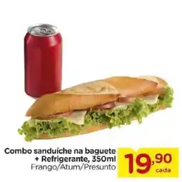 Carrefour Bairro Combo sanduiche na baguete oferta