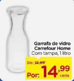 Carrefour Garrafa de vidro Carrefour Home oferta