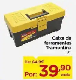 Carrefour Caixa de ferramentas Tramontina 13" oferta
