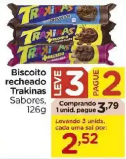 Carrefour Biscoito recheado Trakinas Sabores oferta